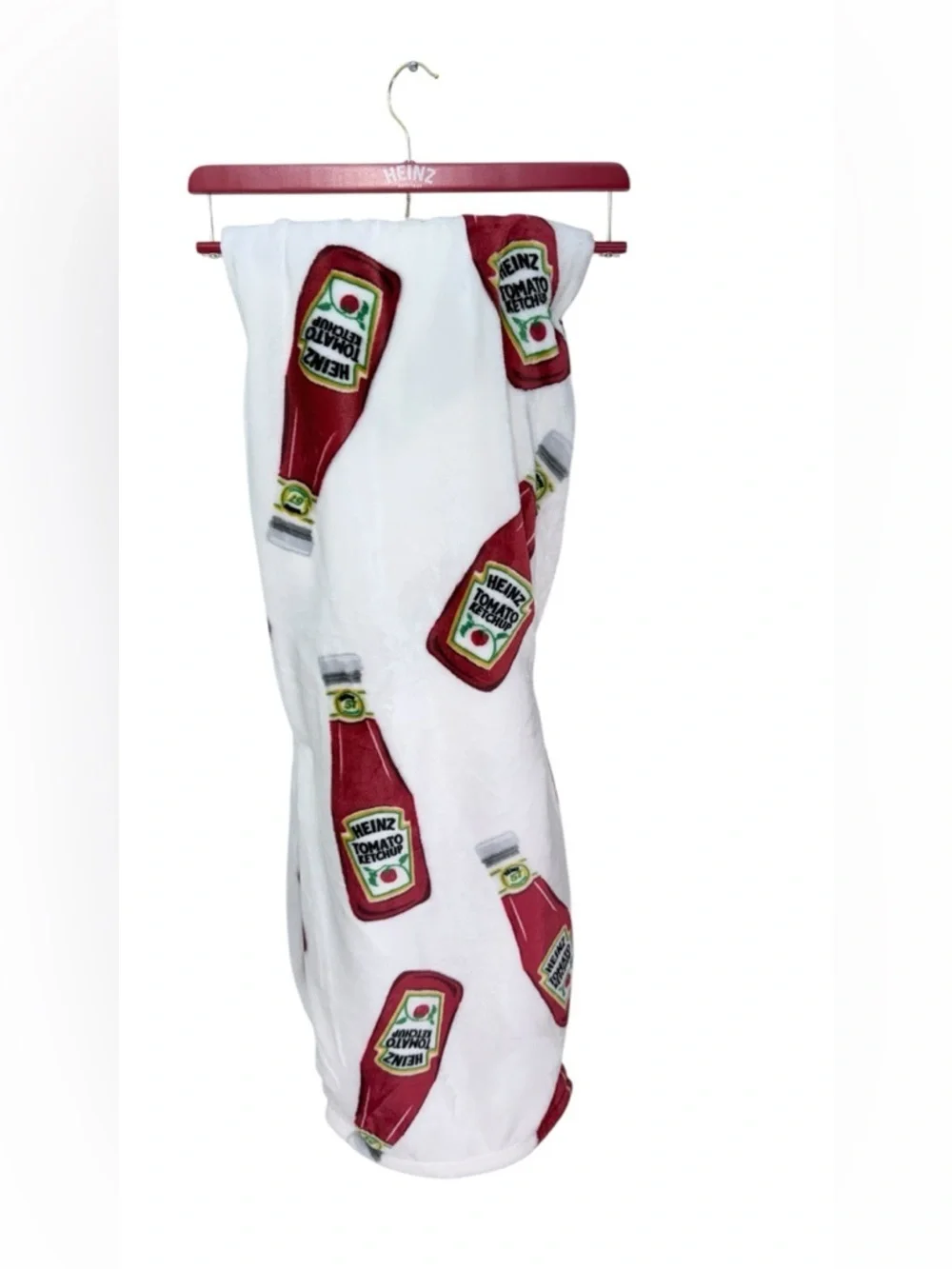 Heinz Tomato Ketchup Velvet Soft Throw Blanket 60x70 Novelty Food Print Ketchup